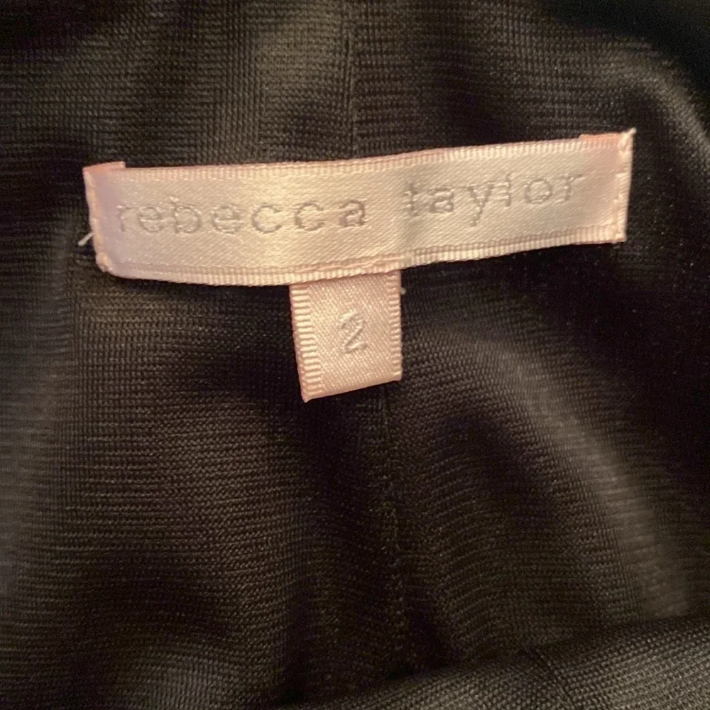 REBECCA TAYLOR BLACK pencil skirt size 2